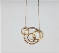 Halskette Dame in Gold CERCHI SAT E LUCIDI